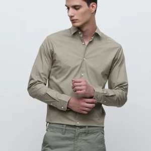 Shoppiolevk Brown Formal Full Sleeves Shirt